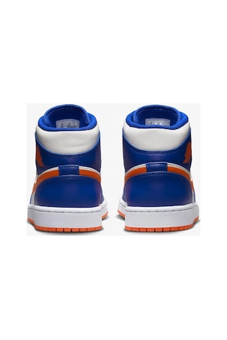 Nike Air Jordan 1 Mid 'knicks' Fd1029 400 Erkek Spor Ayakkabı Mavi Beyaz Mavi Beyaz