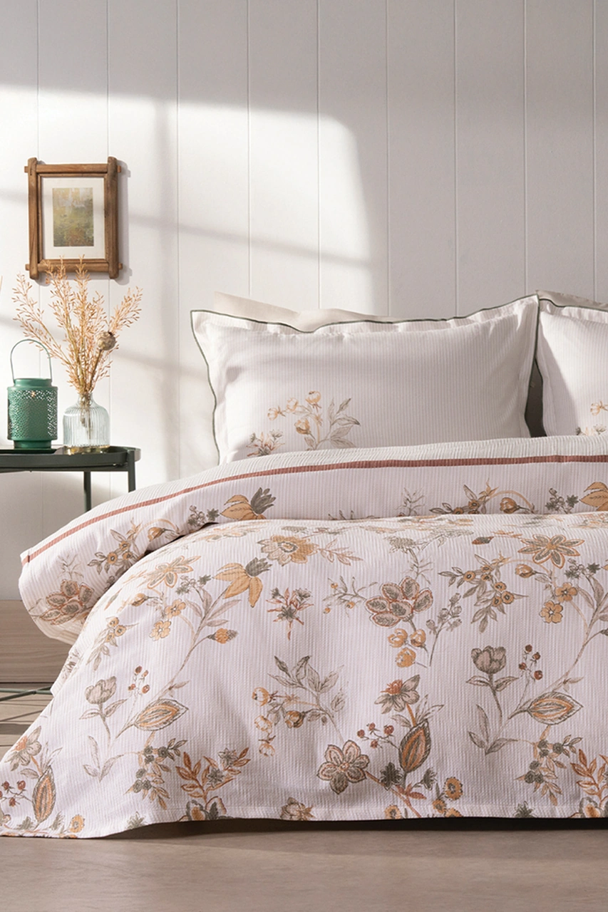 Puffy Imelda Tek Kişilik Pike Takımı - Adaçayı Adaçayı