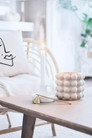 H&m Home Model Vazo Baloncuklu Vazo Beyaz