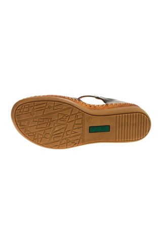 Venüs Kadın Comfort Deri Sandalet Siyah Taba 18793505y Siyah
