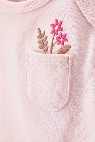 Kız Bebek Kısa Kollu 5li Body Pembe