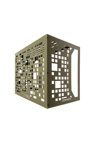 City Klima Motoru Gizleme Kafesi Ral 6003 Yeşil 82x55x41 Cm 82x55x41