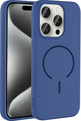 Apple Uyumlu iPhone 15 Pro Kılıf M-safe Şarj Özellikli Zore Meta Kapak 1