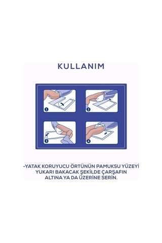 Moly Yatak Koruyucu Örtü 60x90 Cm 30'lu X 6 Adet