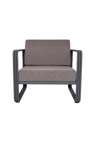 Koza Home Nea Kahverengi Bahçe Koltuğu Antrasit İskelet 7002 Kahverengi