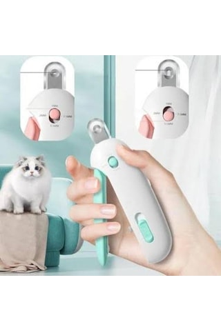 Muhtelif Törpülü Hazneli Ayarlanabilir 1-3,5 Mm Kademeli Kedi & Köpek Tırnak Makası
