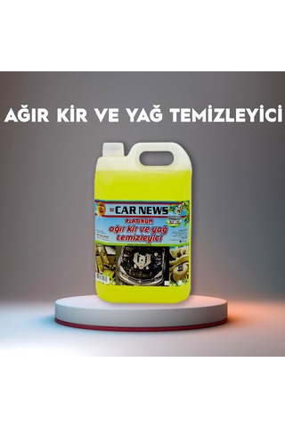 Car News Platinum Ağır Kir Ve Yağ Temizleyici 5 Lt