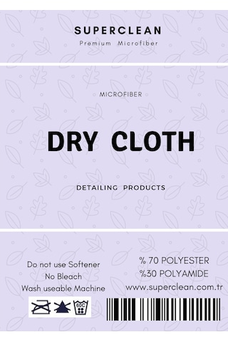 Superclean Mikrofiber Bez 20 Adet
