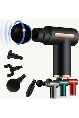 Enshall Ams-6 Darbeli Titreşimli Şarjlı Masaj Cihazı Çok Renkli