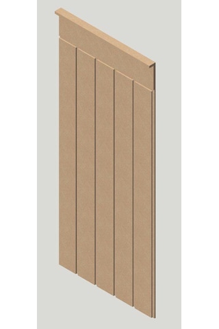 DUVAR PANELİ 45 cm Genişlik x 105 cm Ham mdf Duvar paneli ( 10 mm