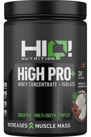 Hıq High Pro+ 900gr Chocolate&coconut Flavored