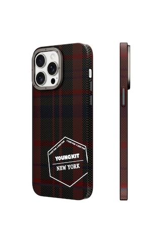 Youngkit Apple Uyumlu iPhone 15 Pro Gezhi Arka Koruma Kılıf