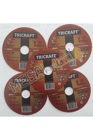 Tricraft İnox Metal Kesici Taş 115x1.0x22.2 25 Adet