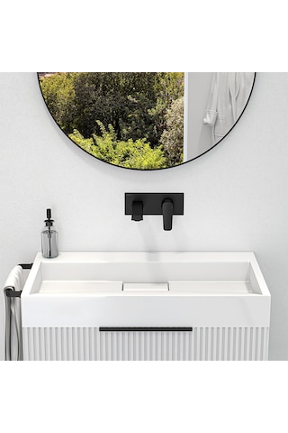 Quasar Pro Ank. Lavabo Bataryası-siyah