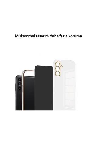 Samsung Galaxy Uyumlu A15 4g Kılıf Volet Silikon - Açık Yeşil