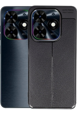 Mey İthalat Tecno Spark Go 2024 Kılıf Auto Focus Kapak - Siyah