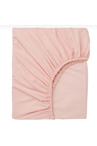 %100 Cotton Pamuk 120x200+30 Cm Fitted Lastikli Tek Kişilik Çarşaf Bed Sheett Pembe