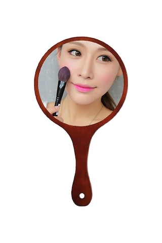 Suntek Kadınlar Için Dayanıklı Ahşap El Düzenlenen Ayna