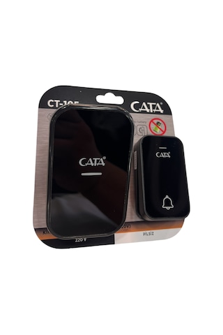 Cata Uzaktan Kumandalı Zil Kinetik Enerjili 220 Volt Ct-105