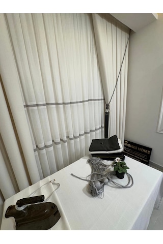 Nivemeshome Keten Trend Masa Örtüsü Krem Apm Çok Renkli