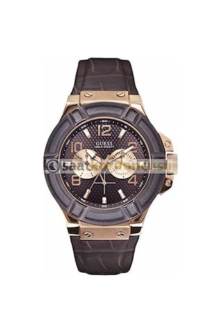 Guess W0040g3 Uyumlu Kahverenk Deri Kordon