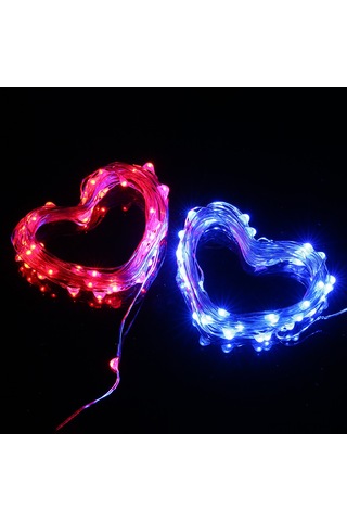 Monyee Ip65 Su Geçirmez 3m 30 Led Pembe Işıklı Pilli Led Süpürgesi, 4.5v 1.8w, Romantik Festivite Atmosferi, Ev/parti/şenlik Dekoru Pembe