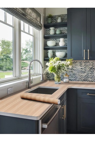 Stankoinstrument İ Osnastka Kendinden Yapışkanlı Ahşap Desenli Mat Mobilya Filmi 8 Metre 282296916