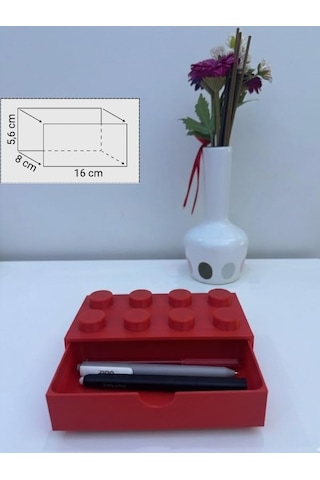 Yapı Oyuncak Tasarımlı Mini Çekmece - Küçük Boy 4x2 Masaüstü Düzenleyici Diğer