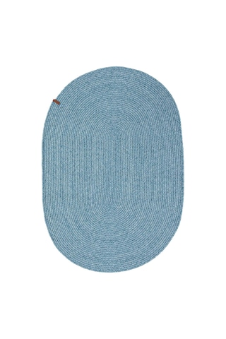 Cesta El Yapımı Örgü Turkuaz Kilim 80x120 4005 Turkuaz