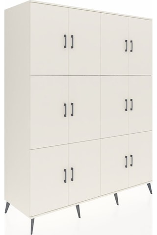 Kronos Gardrop 10 Raflı 12 Kapaklı 176x59x221 Aytaşı-aytaşı/antrasit Aytaşı/antrasit