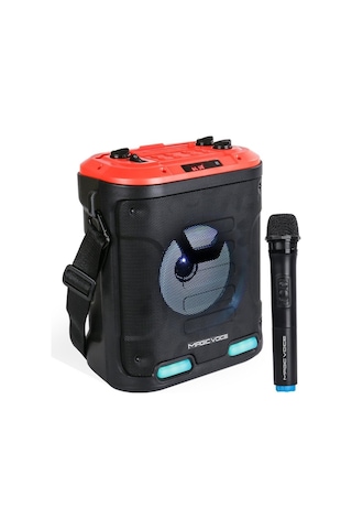 Magicvoice MV6005 USB/SD/MIC Özellikli Işıklı Şarjlı Bluetooth Hoparlör Çok Renkli