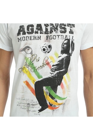 Bant Giyim - Bob Marley Beyaz Erkek T-Shirt Tişört
