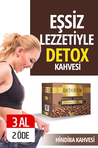 Detoxum Îlk Haftada Hafifle Zayıflamak Kollajen Hindiba Kahvesi Coffee Collogenli Detox Diyet Kahve 1 Kut Öğütülmüş