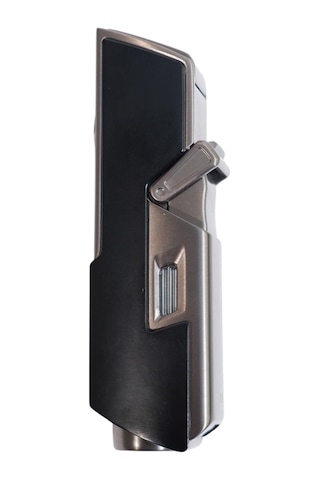 Cohiba Tek Torch Pürmüz Delici İğneli Siyah Metal Puro Çakmağı - Tr9594