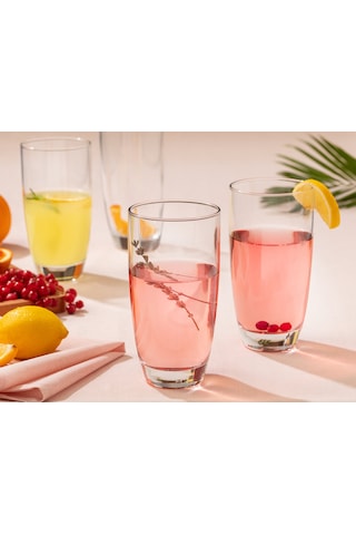 Madame Coco  Fabienne 4'Lü Meşrubat Bardağı Seti 525 ML
