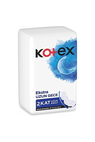 Ekstra Uzun Gece Ped, 9'lu Paket İle