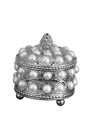 Suntek Mini Takı Organizasyon Kutusu Yüzükler Kolye Gümüş Gümüş