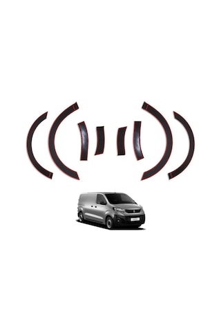 Peugeot Expert 3 Traveller Ferrous Çamurluk Koruma Dodik Seti 8 Parça 2017 Ve Üstü