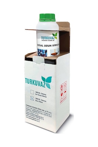 1 L. Turkuvaz Doğal Odun Sirkesi (Zararlılara Organik Çözüm)