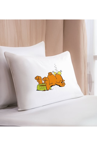 Bk Gift Eğlenceli Kedi Tasarımlı Pamuklu Yastık Kılıfı-8 50x70cm , Sevgiliye , Ev si, Tasarım Ev Tekstili