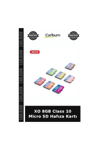 Xo 8gb Class 10 Micro Sd Hafıza Kartı Aktarım Video Birim