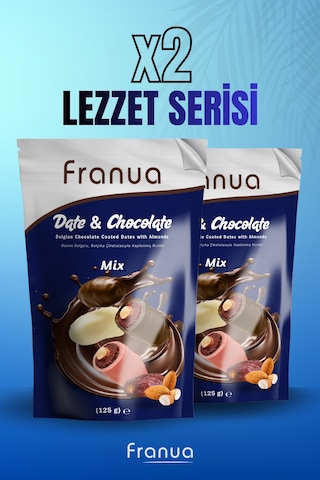 Çikolatalı Bademli Hurma Mix125 Gr X2 125 G