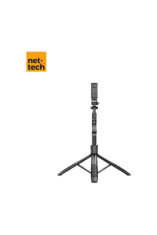 Nettech Nt-mt04 Taşınabilir Selfie Çubuk Multi-function Tripod Stand - Siyah -