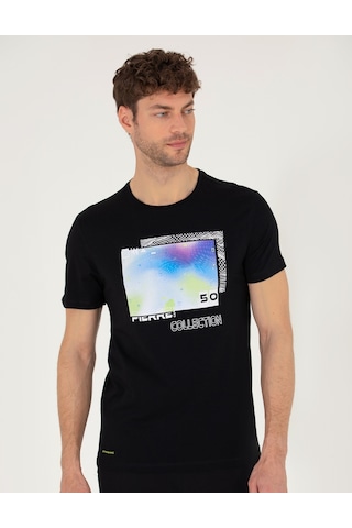 Pierre Cardin Erkek Siyah Tişört 50262654-Vr046 Siyah