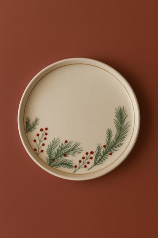 Seramık 6 Kısılık Kokina Çiçeği 14 Parca Seramık Kahvaltı Takımı Beyaz