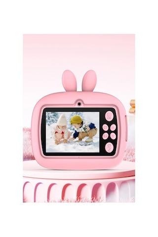 Dijital Fotoğraf Makinesi Çocuk Termal Resim Kağıt Baskılı Yazıcı Kamera Video Makinesi Cmr18 Pembe