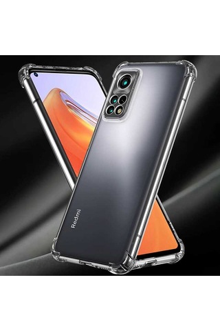 Xiaomi Redmi Note 11s Global Kılıf Zore Kamera Korumalı Nitro Anti Shock Silikon Renksiz