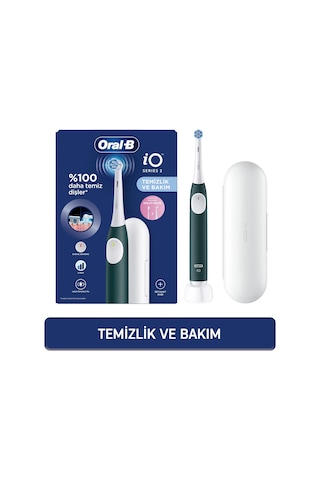 Oral-b İo 2 Şarjlı Diş Fırçası - Yeşil, Seyahat Kabı İle