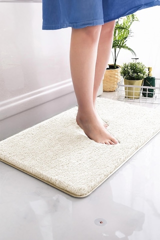 Brillahome Kaymaz Taban, Tekli Post Peluş Banyo Paspası, Kaymaz Taban 50 80 Cm 001
