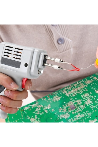 Çantalı 100w Tabanca Havya Seti Lehim Makinası Pompa Pasta Zımpa